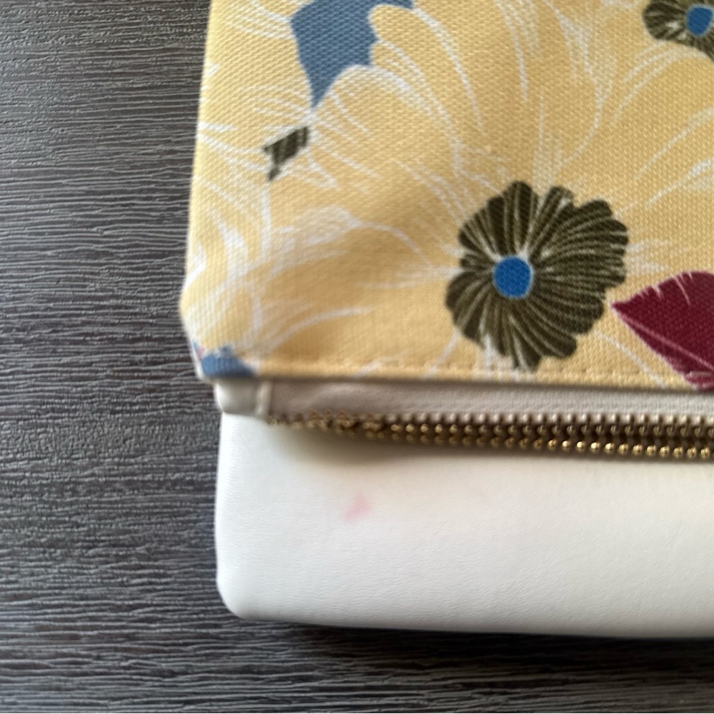 Rachel Pally Floral Clutch with Blue and Cream Accents - Picture 2 of 5